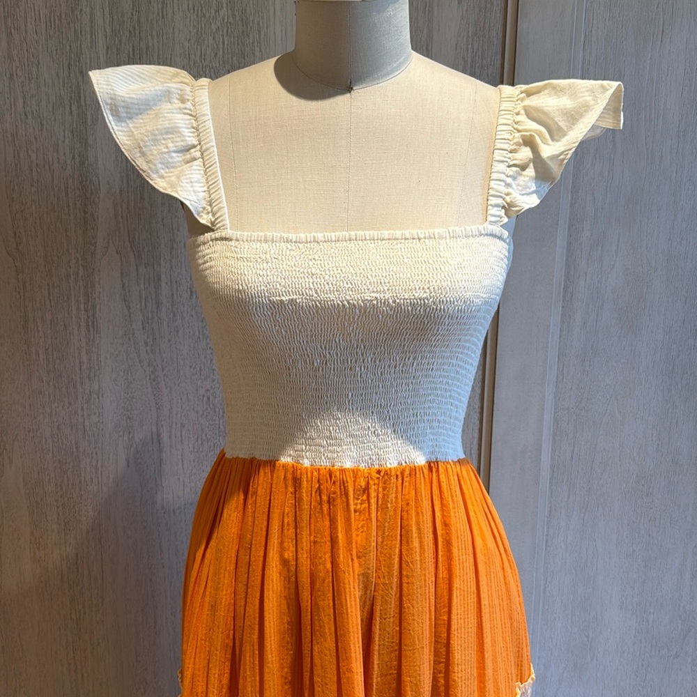 Colorful cotton summer dress Size XS/S. Like new. Long maxi sleeveless d… - Picture 3 of 16